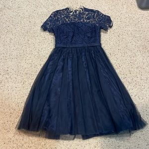 JJs House Navy Blue Knee Length Dress (New with Tags!)